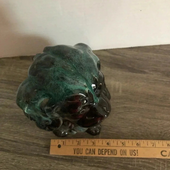 Vtg Drip Glaze Dog - Picture 9 of 11
